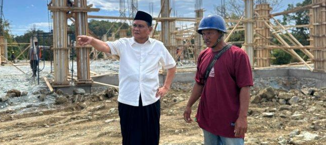 Cegah Keterlambatan, Bupati Barru Minta Kontraktor Proyek Masjid Raya Siapkan Detail Rencana Kerja